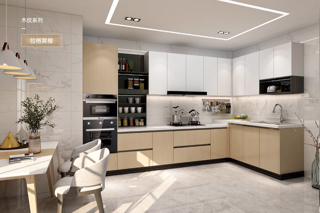 Behome Classic PVC Modern Mutfak Dolabı 