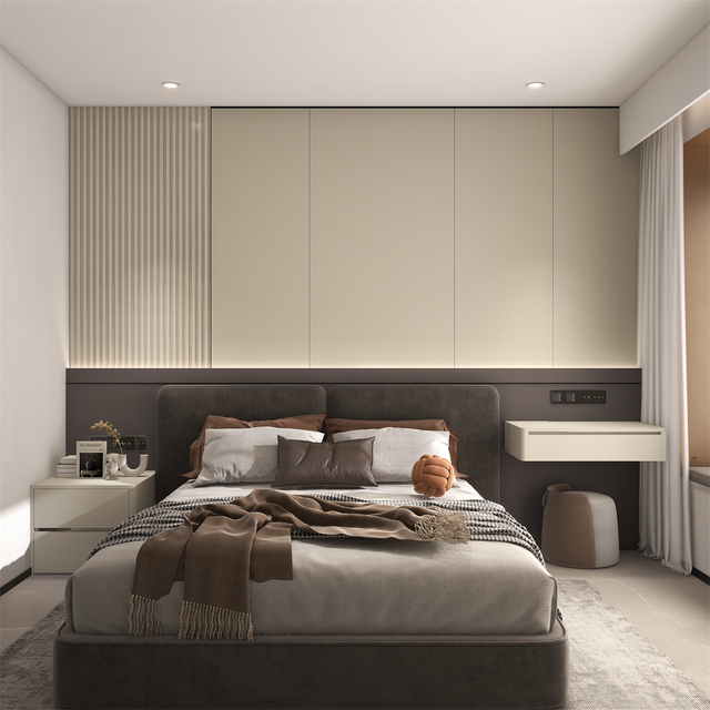 Modern minimalist yatak odası